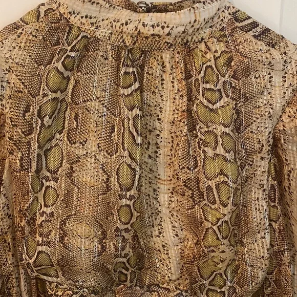 ROCOCO SAND Rhea Mini Skirt set in Snake Multi - Picture 16 of 16